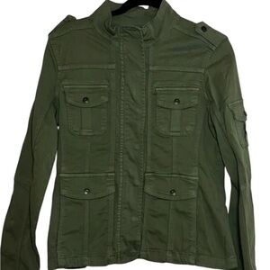 Olive Green Women's Military Jacket